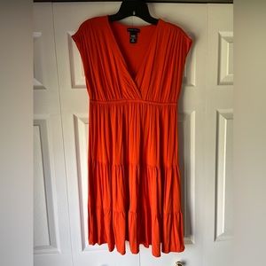New York & Company orange dress, size medium
